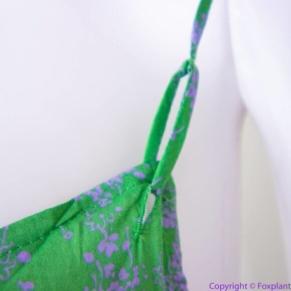 NEW Intimately Free People Caught Up Printed Slip Dress, Green, L - Picture 10 of 15
